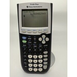 Texas Instruments TI-84 Plus Graphing Calculator Black Tested Work New Batteries